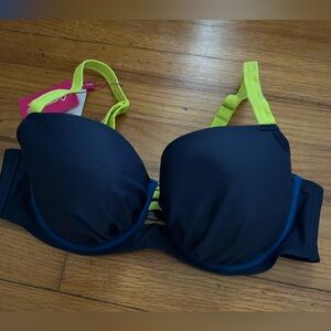 Curvy Kate Maya Balcony Bikini Top size 38DDD NWT